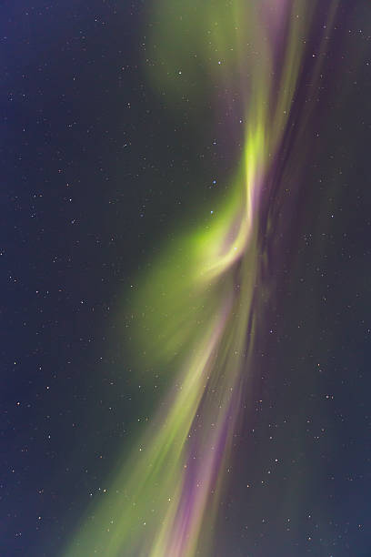aurora borealis コロナ - star shape sky star aurora borealis ストックフォトと画像