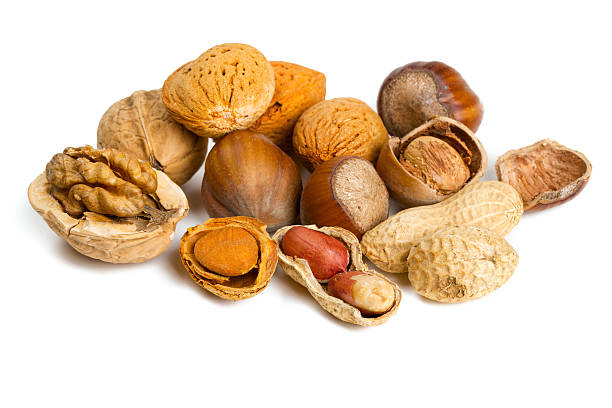 istock collection of shelled nuts 495289950
