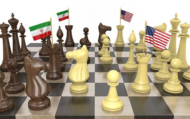 istock Iran and United States foreign policy strategy and power struggle 495292612