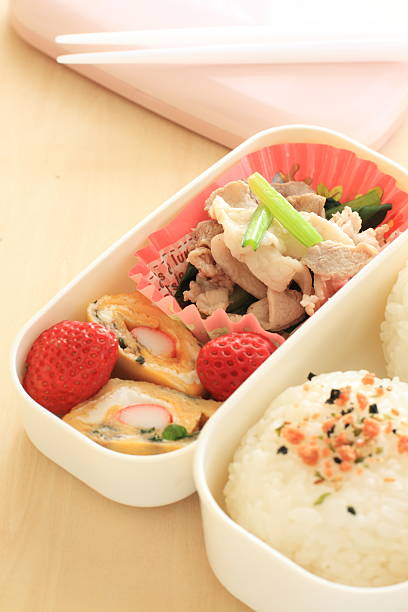 istock Japanese food, rice ball Bento 495293790