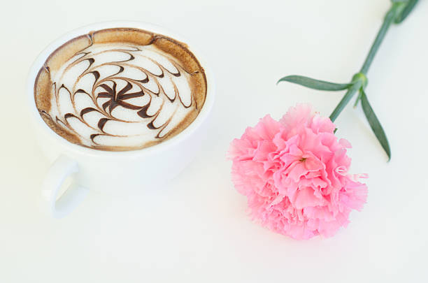 Art Of Latte With Cookies