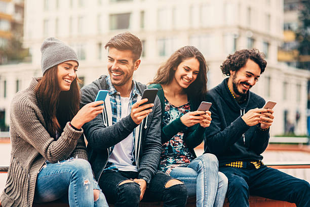 istock Surfing the net in the city 495294628