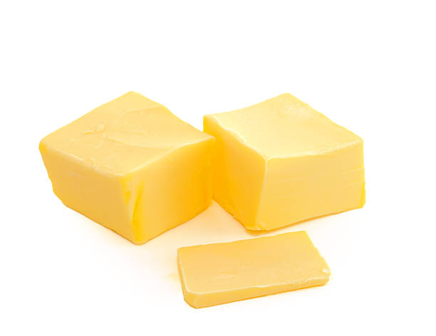 istock Stick of butter isolated on white background 495300107