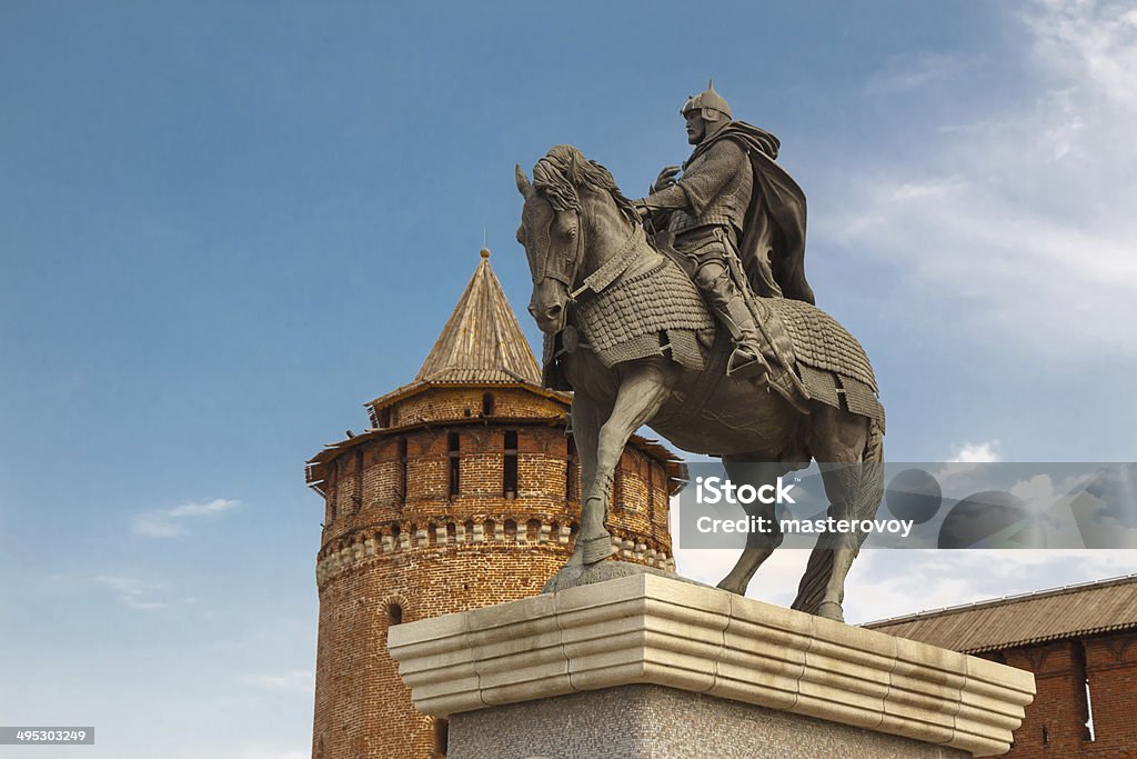 Il Monumento di Dmitry Donskoy - Foto stock royalty-free di Giorno