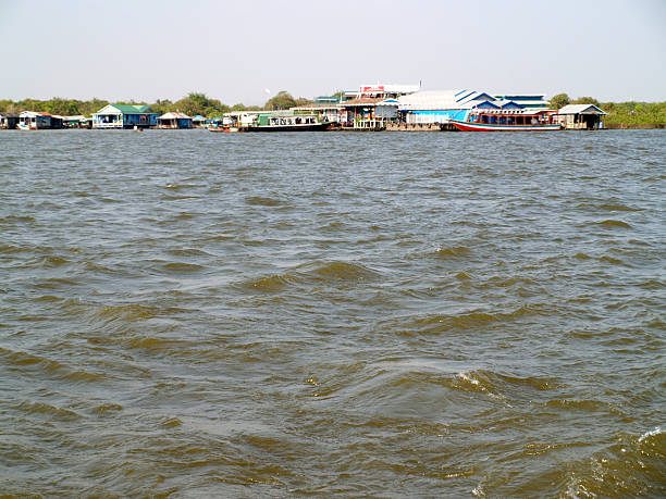 istock floating village  Tonle sap lake. Cambodia 495303413