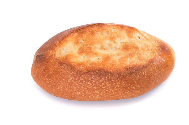 istock Mini french baguettes on white background 495303979