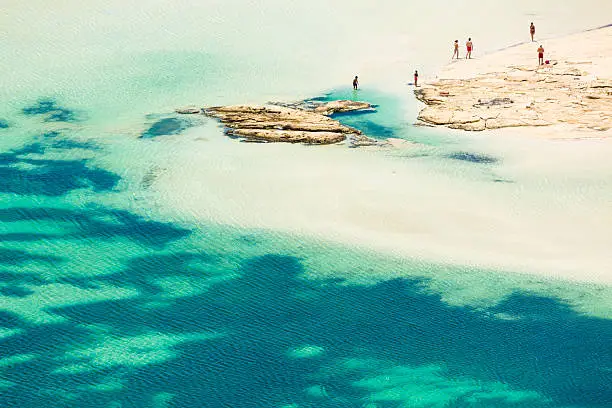 Idyllic beach - Balos on Crete, Greece.