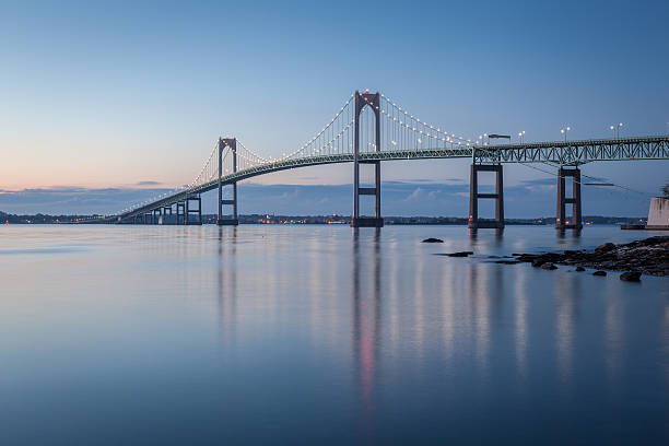 istock Newport Bridge at Twilight 495304497