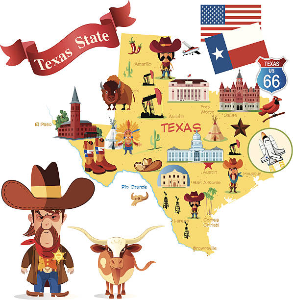 ilustrações, clipart, desenhos animados e ícones de desenho mapa do texas - india map cartoon travel