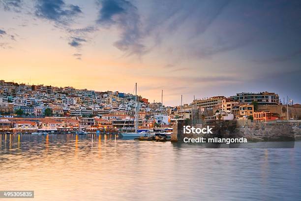 Mikrolimano Marina In Piraeus Athens Stock Photo - Download Image Now - Athens - Greece, Capital Cities, City