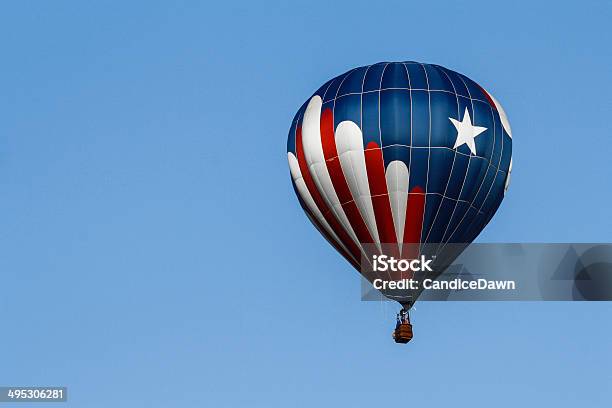 American Hot Air Balloon Stock Photo - Download Image Now - American Flag, Heat - Temperature, Hot Air Balloon