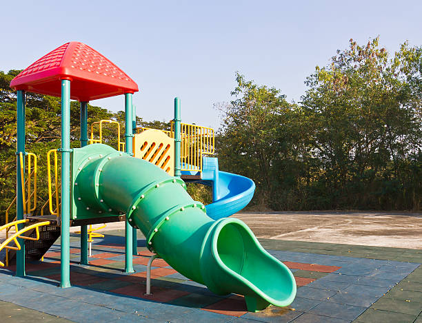 istock Children playground in park 495311026