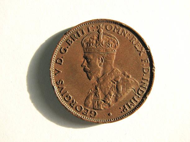 istock Old Coin - 1929 Australia - One Half Penny 495312830