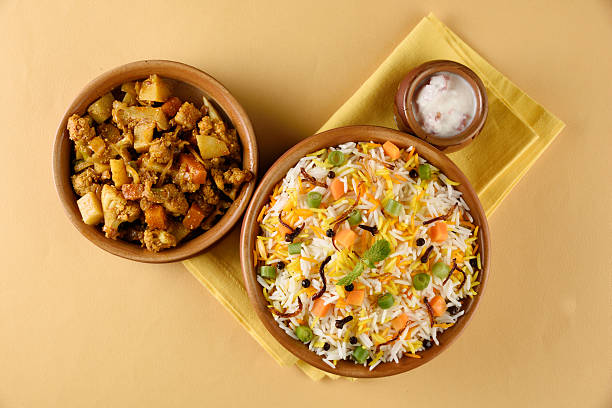 istock indian pulav, vegetable rice, veg biryani, basmati rice 495315560