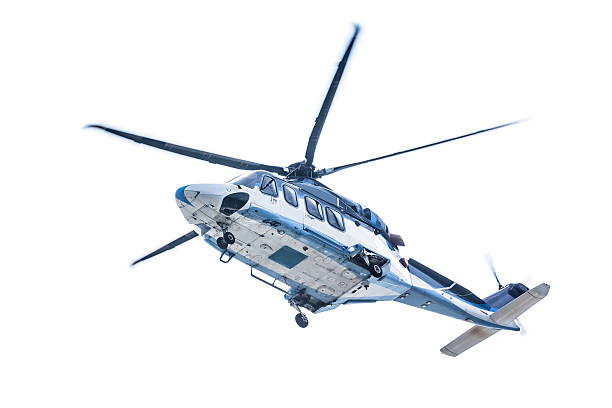 Helicopter on White Background Helicopter isolated on white background. helicopter photos stock pictures, royalty-free photos & images
