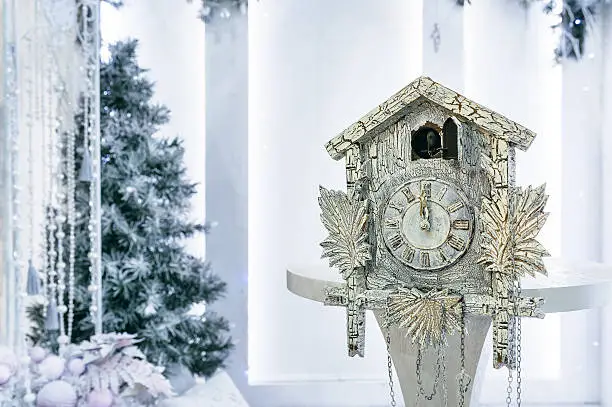 Photo of Antique watches and Christmas tree