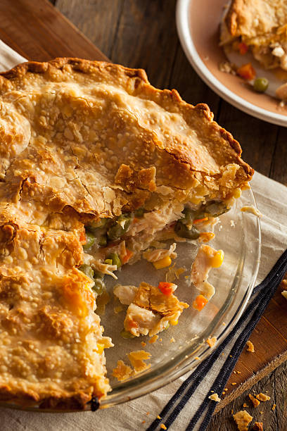 istock Hearty Homemade Chicken Pot Pie 495328362