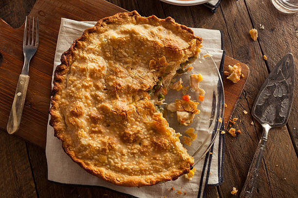 istock Hearty Homemade Chicken Pot Pie 495328460