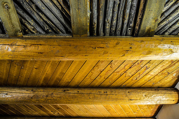 arquitectura del sudoeste de los estados unidos - santa fe new mexico mexico adobe house fotografías e imágenes de stock