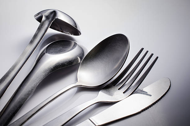 istock Cutlery set with Fork, Knife and Spoon 495334457