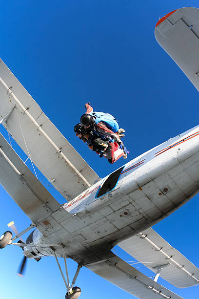 istock Skydiving photo. Tandem. 495334476
