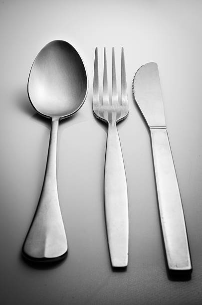 istock Cutlery set with Fork, Knife and Spoon 495334595