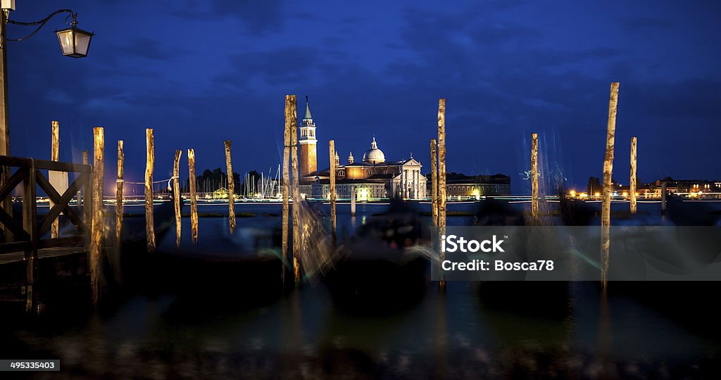 Ночной вид на площадь Сан-Марко в Венеции - Стоковые фото Архитектура роялти-фри