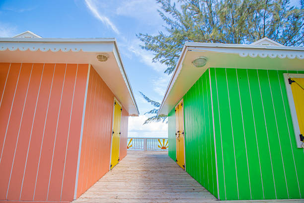 istock Traditional bright Caribbean houses 495335901