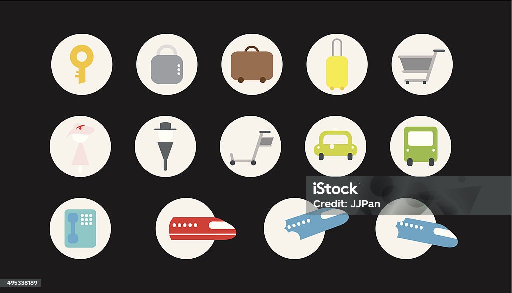 Airport icon the icons about airport. Airport stock vector