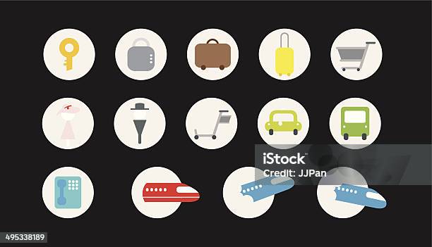 Airport Icon Stock Illustration - Download Image Now - Airport, Bus, Illustration