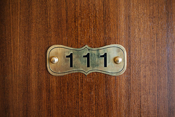 istock Close up of a room number. 495339427