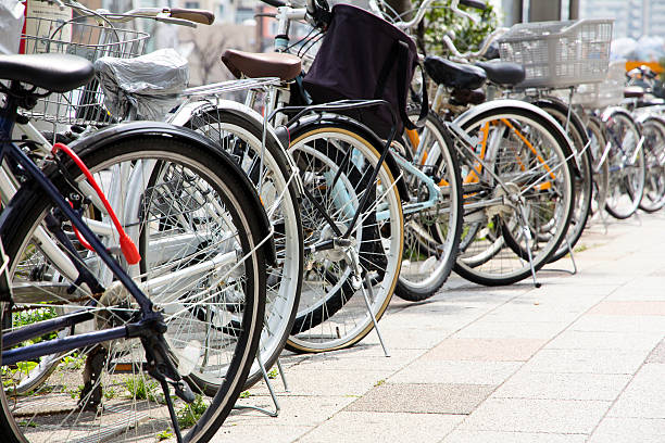 istock Lot of Bicycles parking 495340277