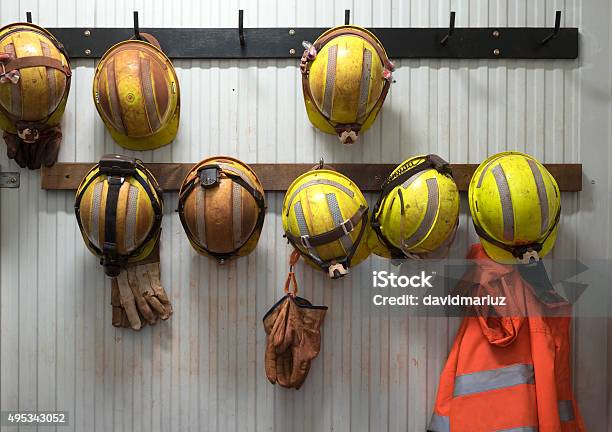 Safety Helmets Stock Photo - Download Image Now - Mining - Natural Resources, Safety, Occupational Safety And Health