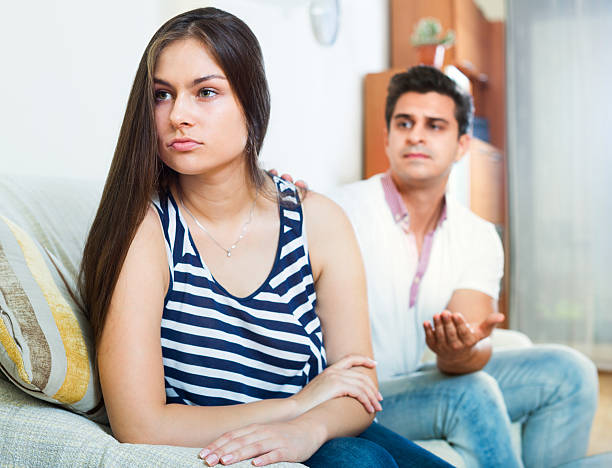 istock Angry spouses having domestic argue 495345078