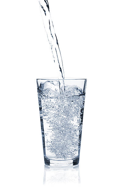 istock Water pouring into glass 495346142