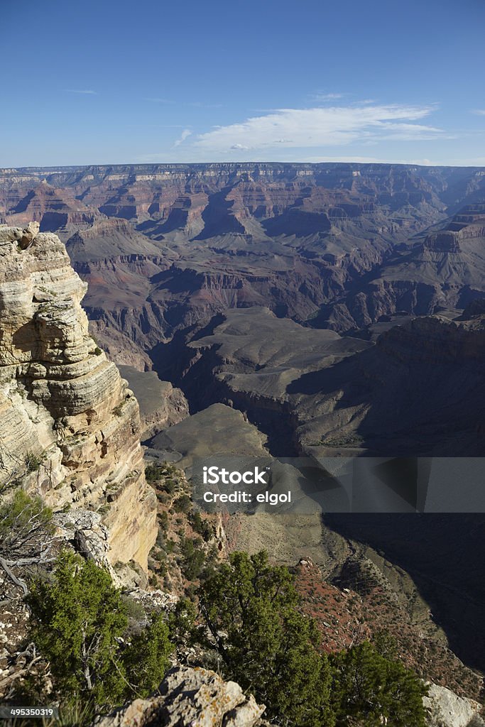 Grand Canyon South Rim: Mather Point - Zbiór zdjęć royalty-free (Ameryka)