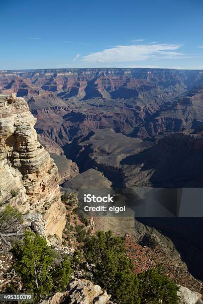 Grand Canyon South Rim Mather Point - Fotografias de stock e mais imagens de Alto - Descrição Física - Alto - Descrição Física, América do Norte, Ao Ar Livre