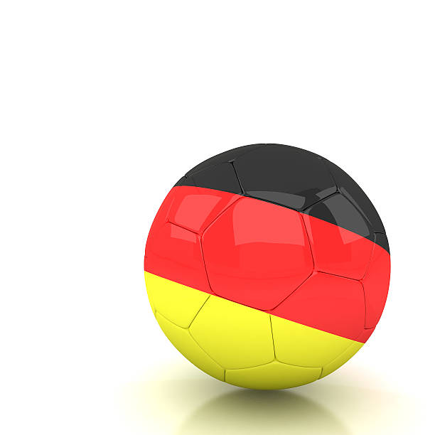 istock German soccer ball isolated white background 495350485