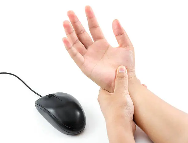 Photo of hand pain from mouse