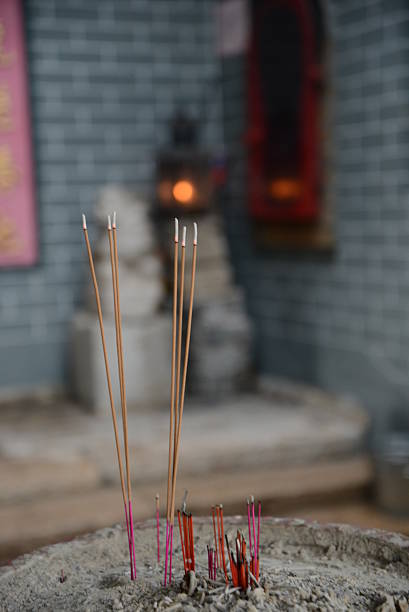 istock Incense Burning in a Chinese temple 495351273