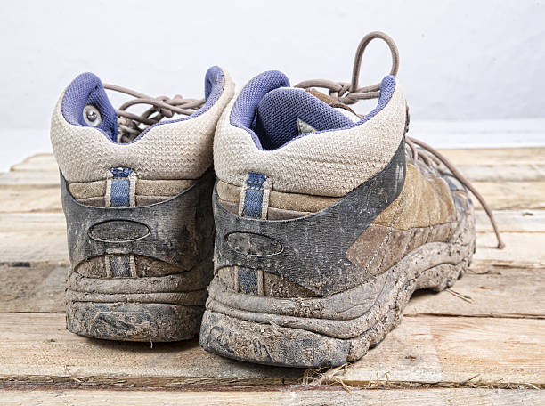 istock hiking shoes dirty 495351975