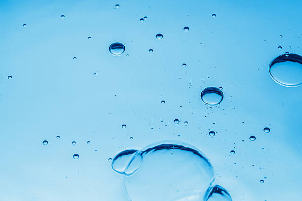 istock Background of blue water drops 495352511