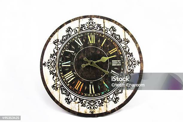 Clock Isolated Stock Photo - Download Image Now - Backgrounds, Clock, Countdown