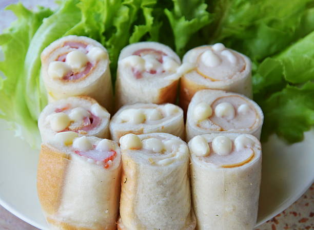 istock bread roll sausage dressing mayonnaise with vegetable 495353988