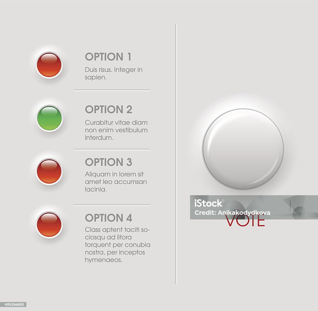 Modern Select Box With 3d Effect Illustration Stock Illustration ...