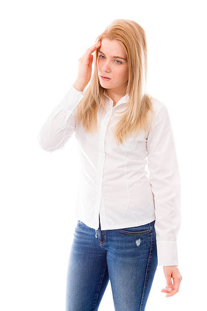 istock Young woman suffering from headache 495357501