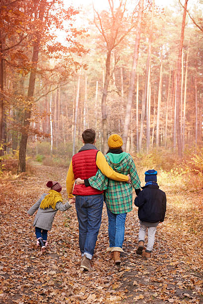 istock Walking with family in the autumn 495357600
