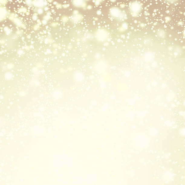 istock Gold sparkles - Christmas Defocused Lights Background with winte 495358450