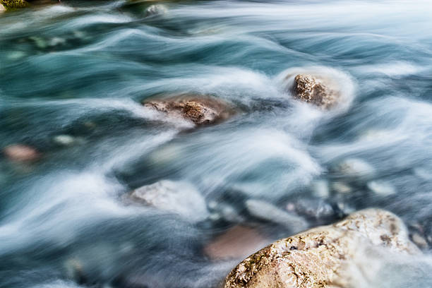 istock blurred flowing water in a riverbed 495358550