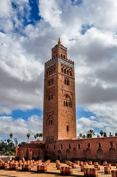 istock Koutoubia mosque on a cloudy day, Marrakech, Morocco 495360226